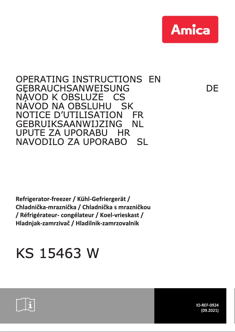 Página nº 1 - Manual de usuario Amica KS 15463 W