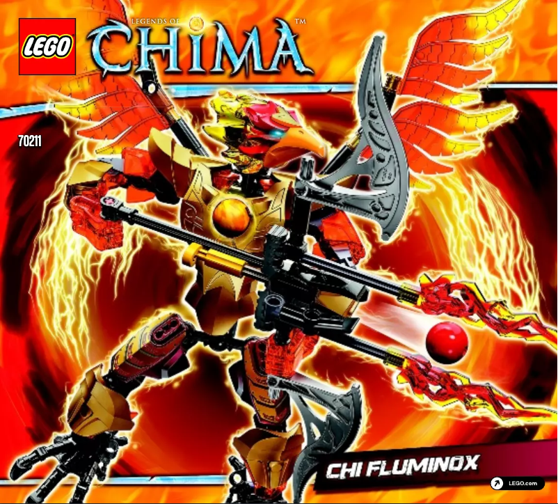 Página 1 del manual Manual de usuario Lego Legends of Chima CHI Fluminox
