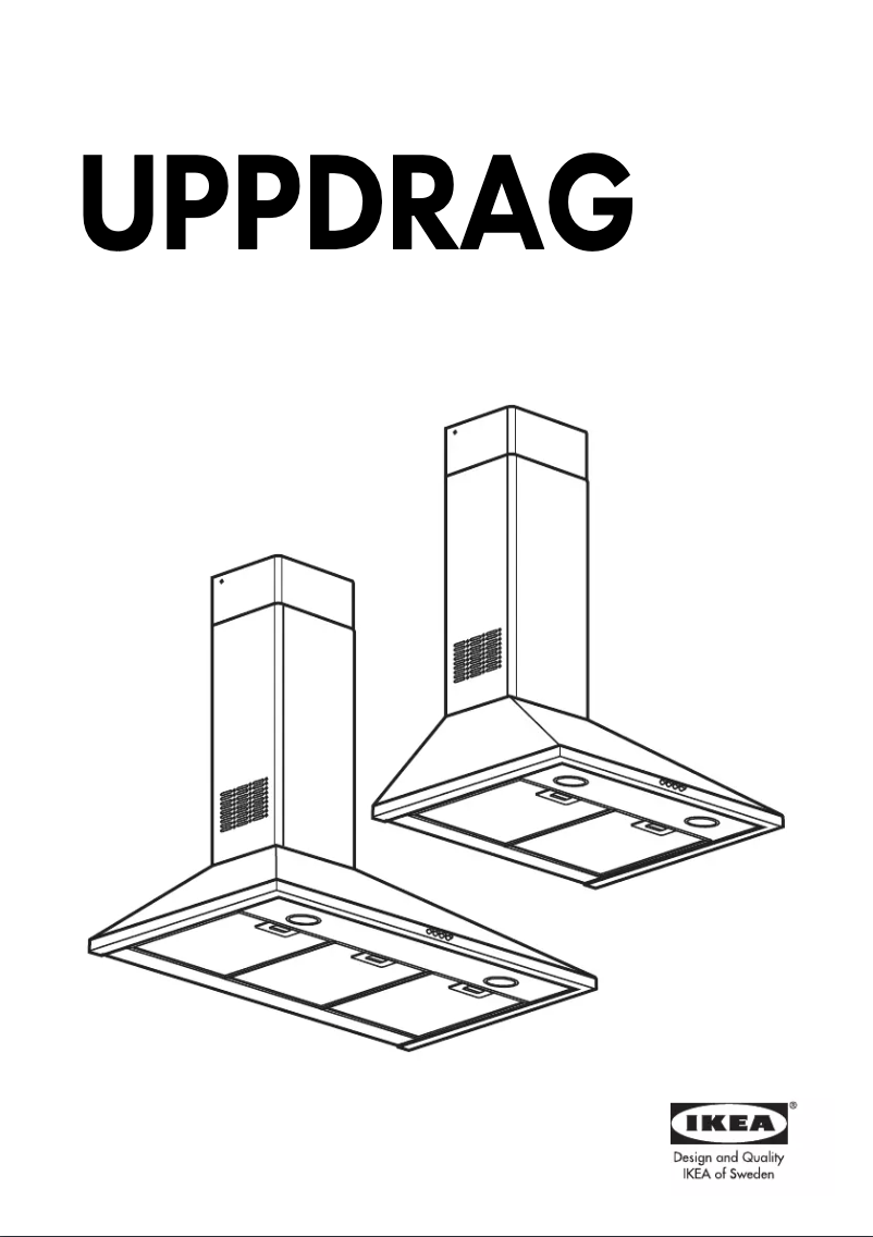 Imagen de la primera página del manual del dispositivo UPPDRAG