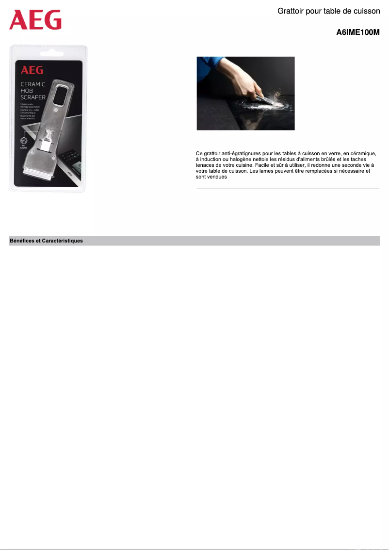 Imagen de la primera página del manual del dispositivo A6IME100M