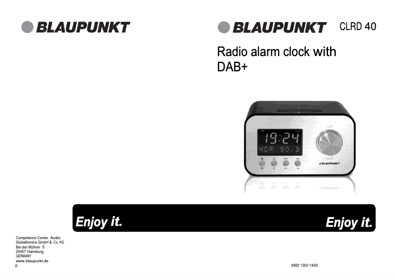 Página 1 del manual Manual de usuario Blaupunkt CLRD 40