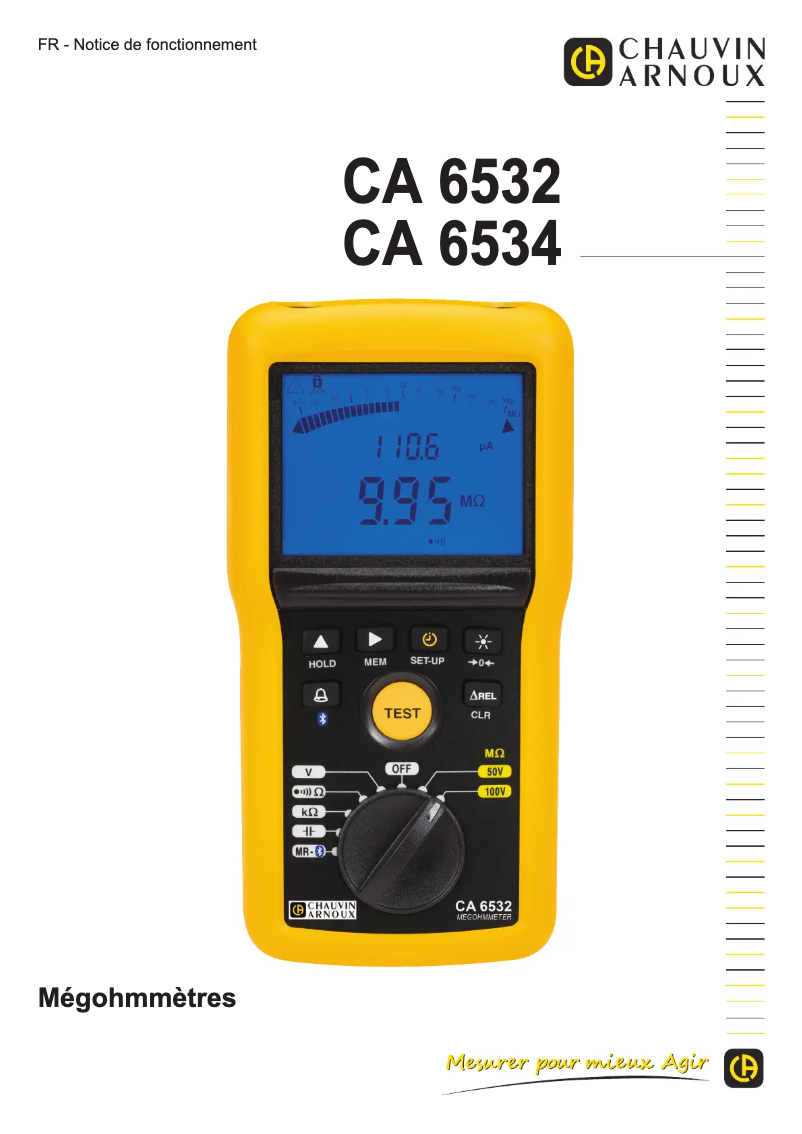 Imagen de la primera página del manual del dispositivo C.A 6536