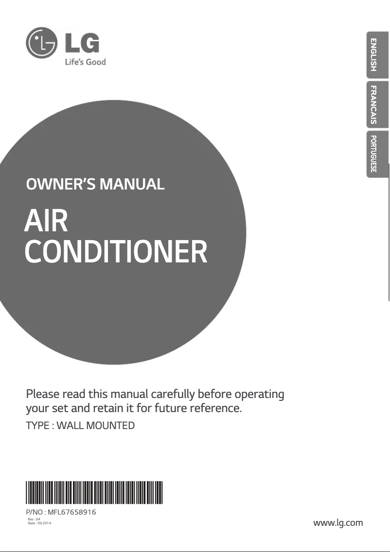 Página 1 del manual Manual de usuario LG HSNC2465NN4