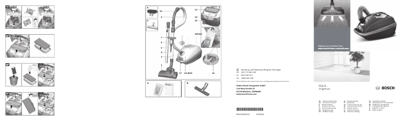 Imagen de la primera página del manual del dispositivo BGL8PERF7