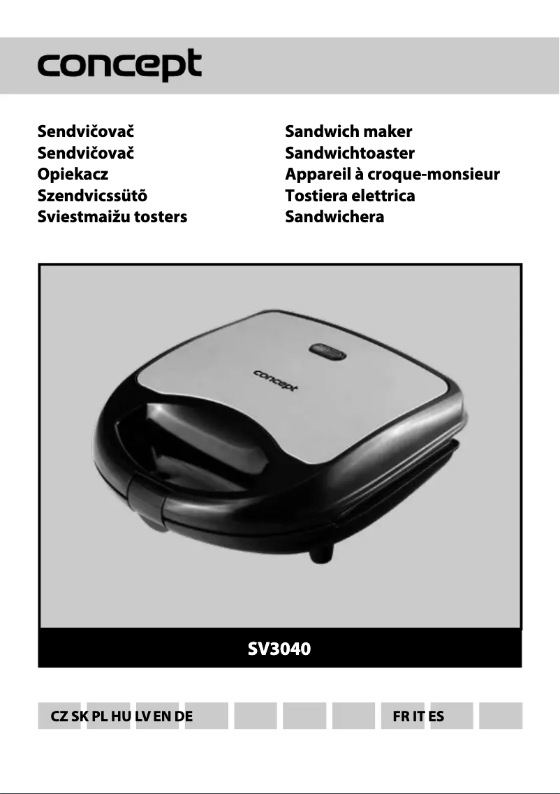 Página 1 del manual Manual de usuario Concept SV3040