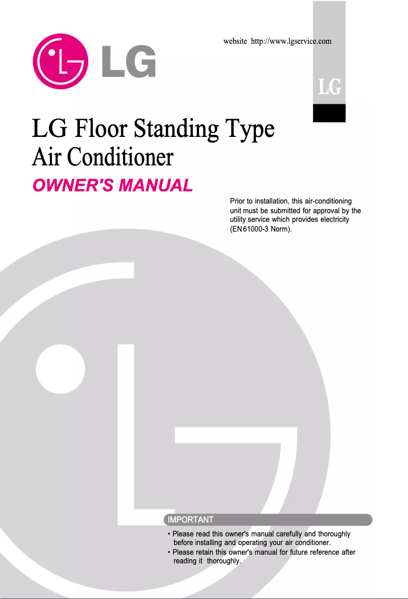 Página 1 del manual Manual de usuario LG TPNC508TLC1