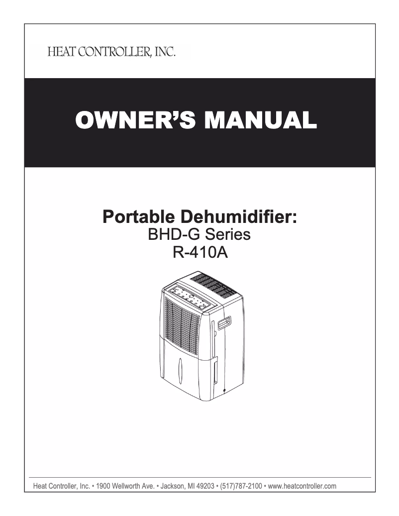 Página 1 del manual Manual de usuario Heat Controller BHD-301-G