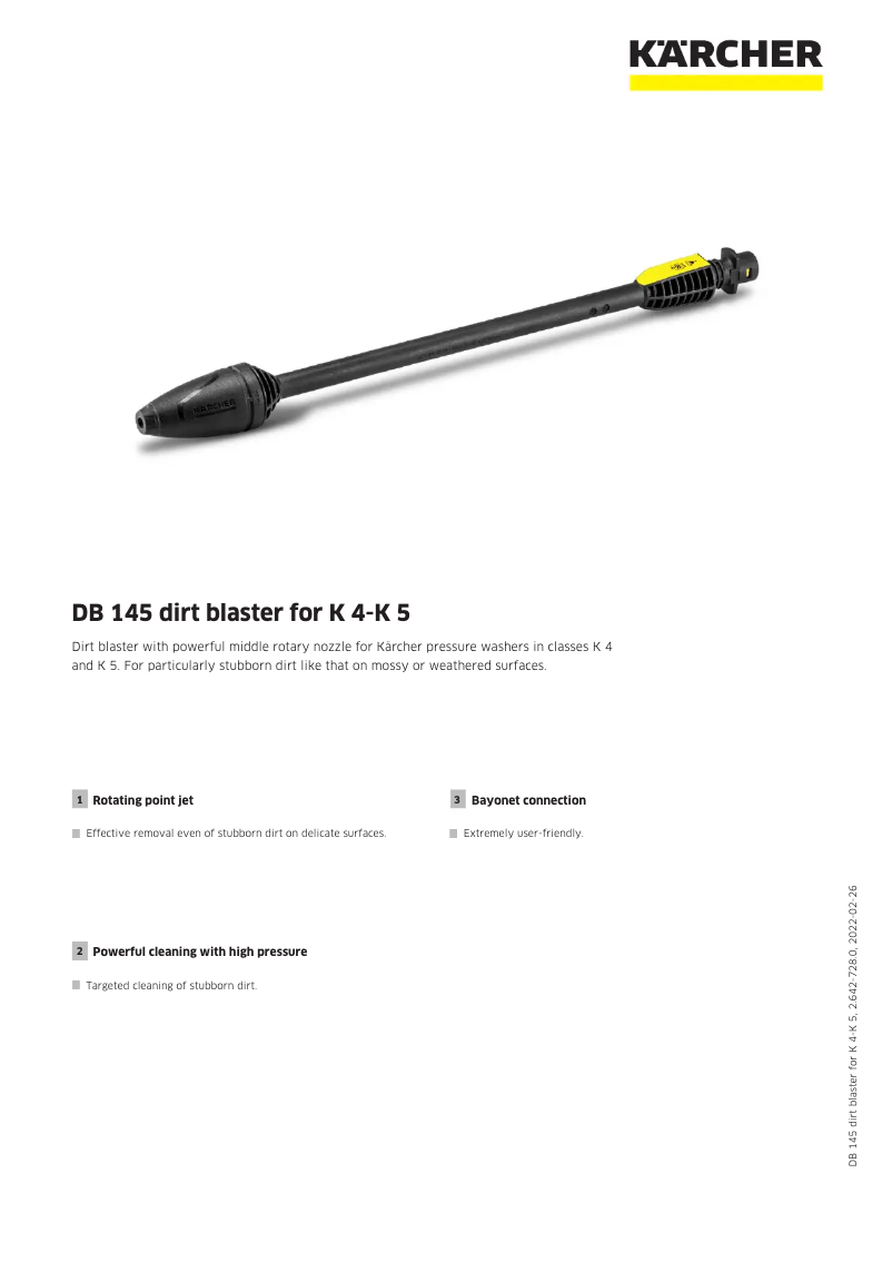 Imagen de la primera página del manual del dispositivo DB 145