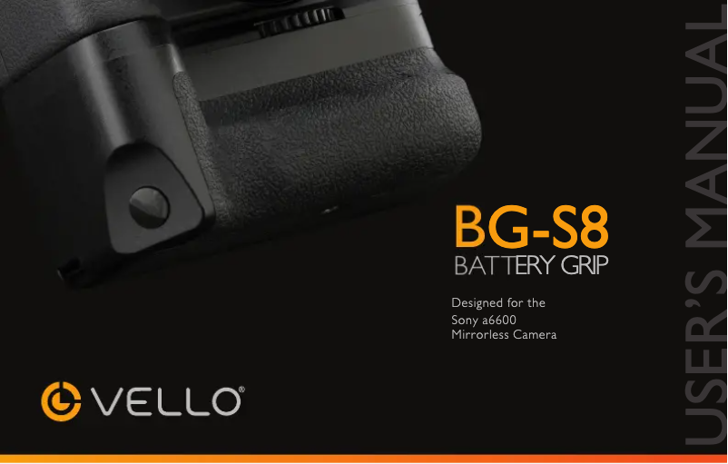 Imagen de la primera página del manual del dispositivo BG-S8