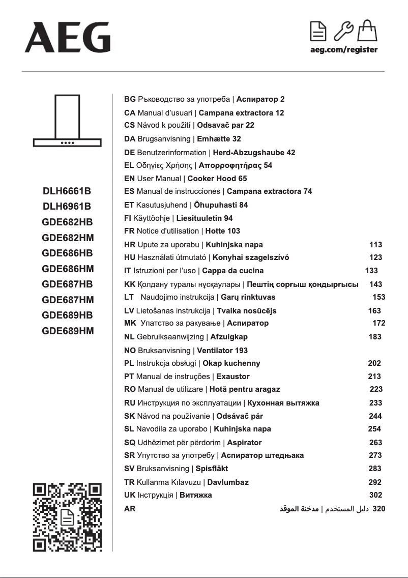 Imagen de la primera página del manual del dispositivo GDE682HM