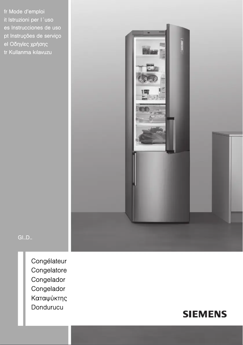 Página 1 del manual Manual de instrucciones Siemens GI18DA65