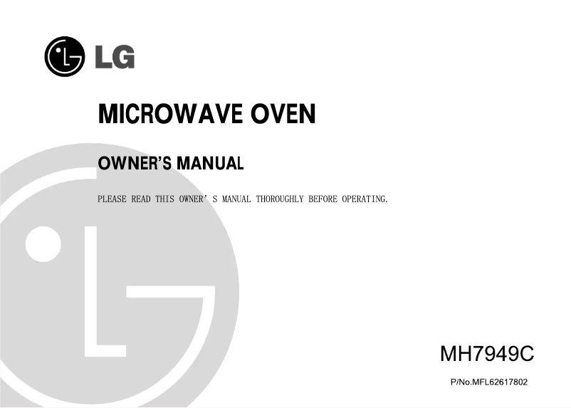 Imagen de la primera página del manual del dispositivo MH7949C