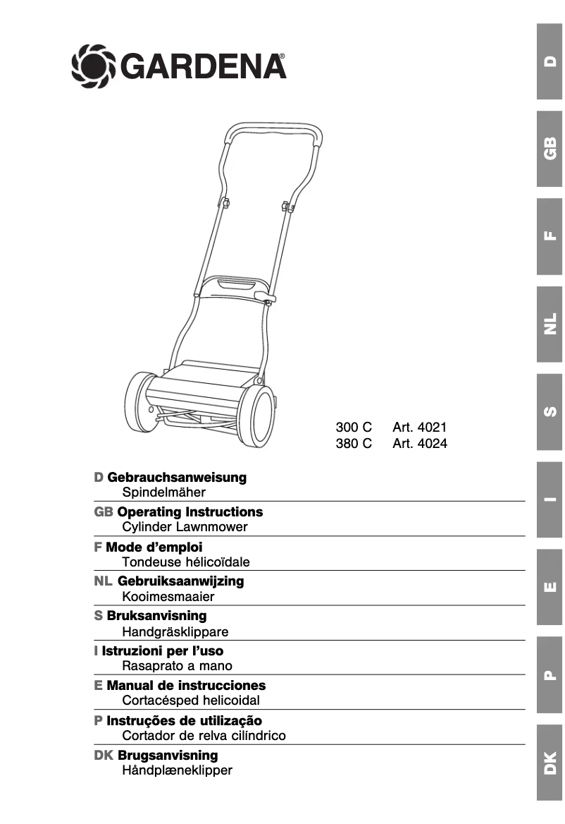 Página 1 del manual Manual de usuario Gardena 380 C