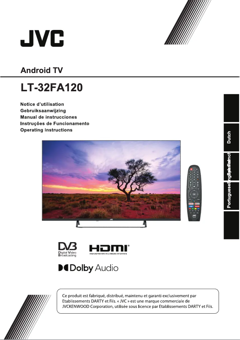 Página 1 del manual Manual de usuario JVC LT-32FA120