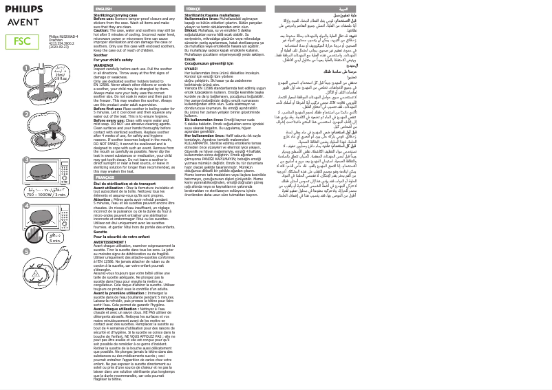 Página 1 del manual Manual de usuario Philips Avent SCF223