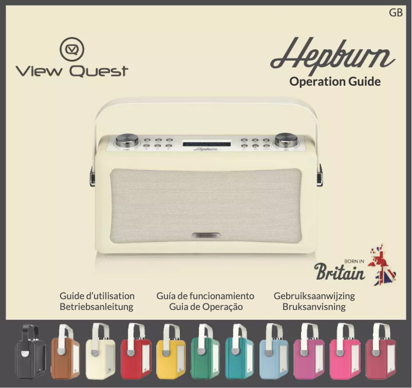 Imagen de la primera página del manual del dispositivo Hepburn