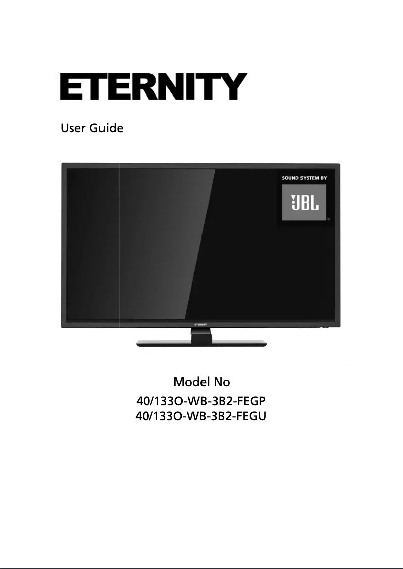 Página 1 del manual Manual de usuario Eternity 40/133O-WB-3B2-FEGP-UK