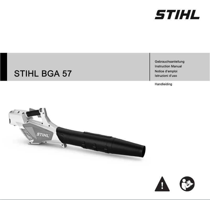 Página 1 del manual Manual de usuario Stihl BGA 57