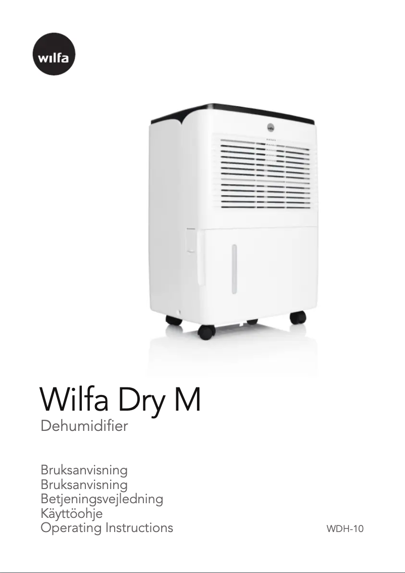 Página 1 del manual Manual de usuario Wilfa Dry M WDH-10