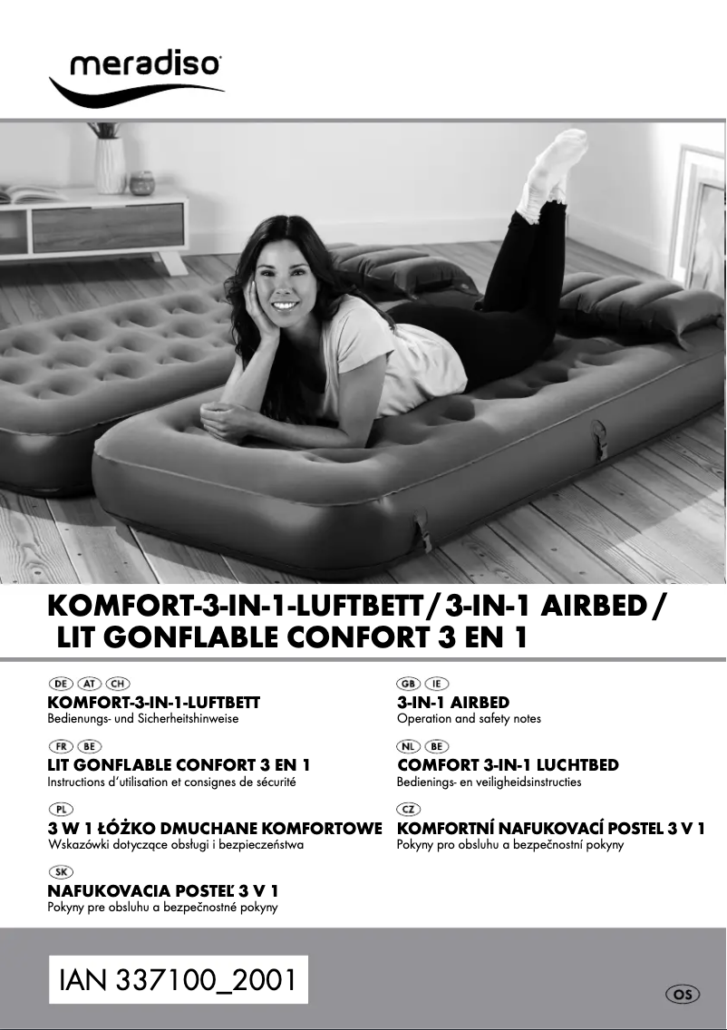 Imagen de la primera página del manual del dispositivo HG02725