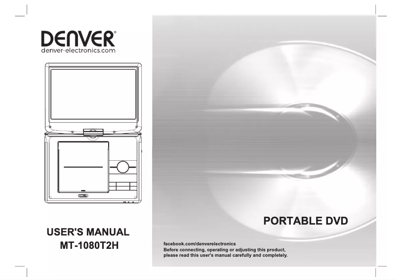 Página nº 1 - Manual de usuario Denver MT-1080T2H