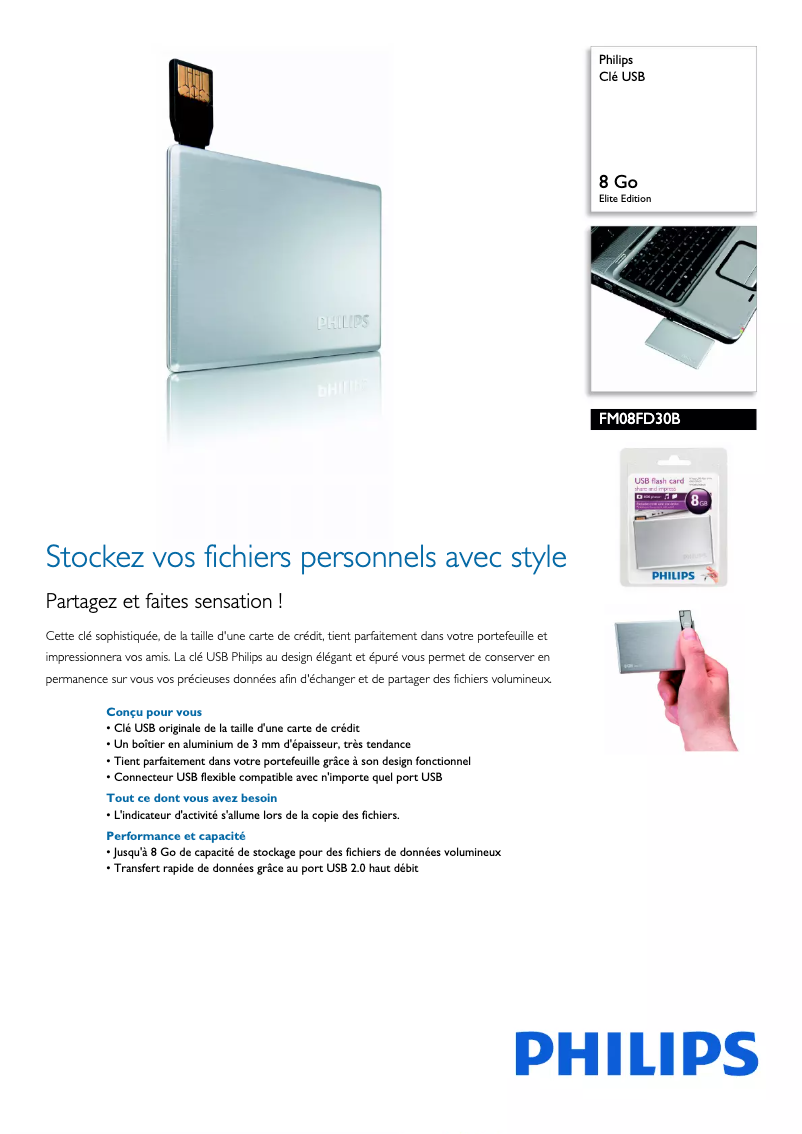 Imagen de la primera página del manual del dispositivo FM08FD30B