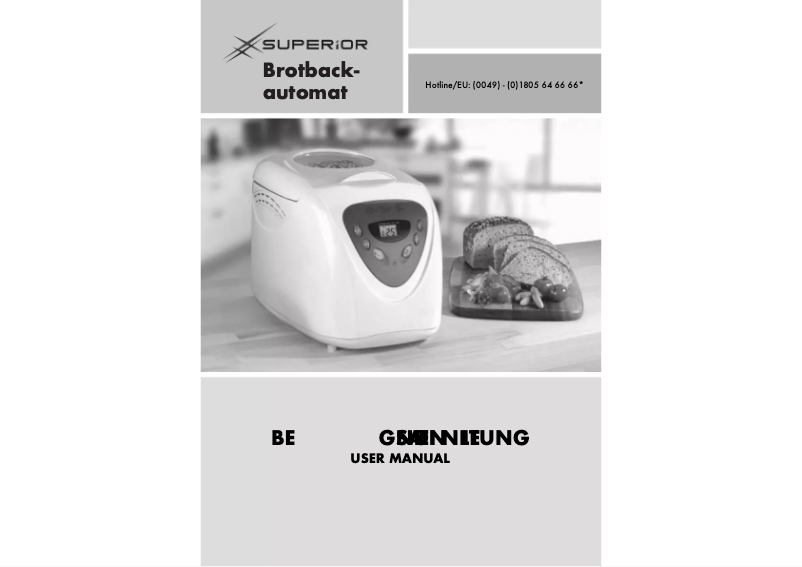 Imagen de la primera página del manual del dispositivo XBM1538