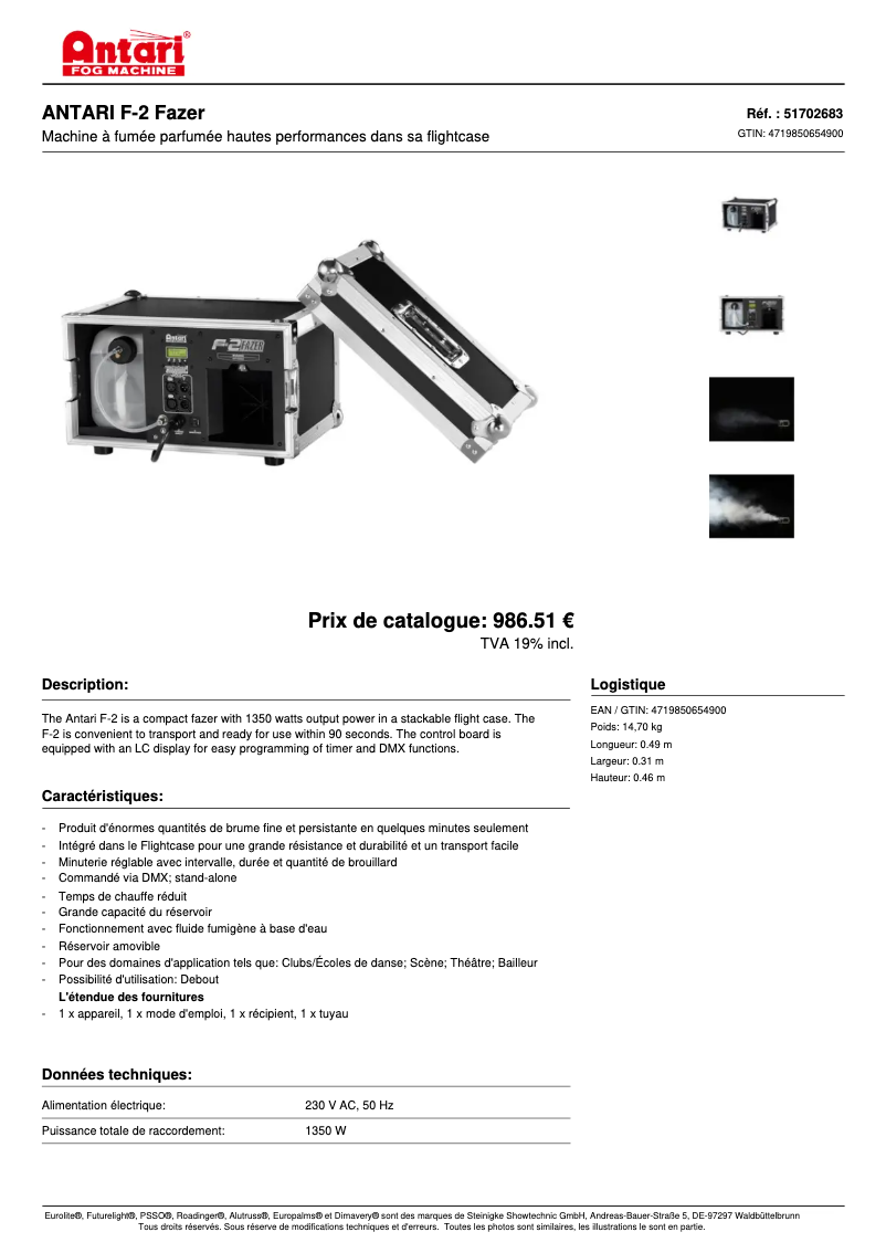 Imagen de la primera página del manual del dispositivo F-2 Fazer