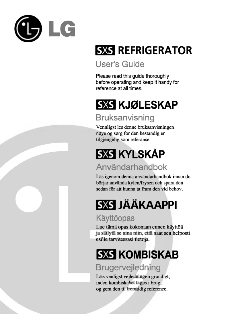 Página nº 1 - Manual de usuario LG GC-L207TTJK