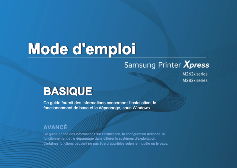 Imagen de la primera página del manual del dispositivo SL-M2625