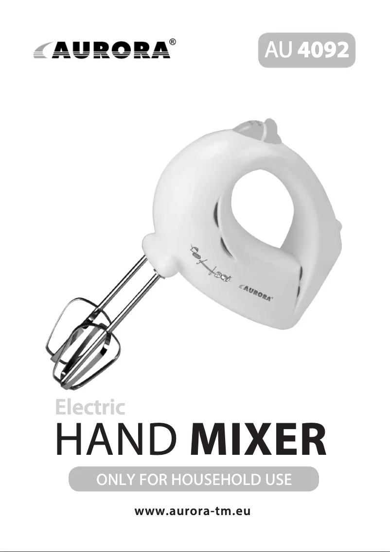 Imagen de la primera página del manual del dispositivo AU4092