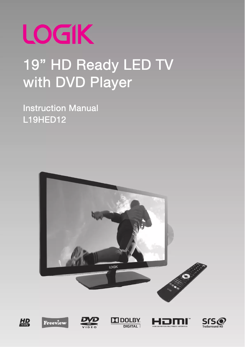 Imagen de la primera página del manual del dispositivo L19HED12