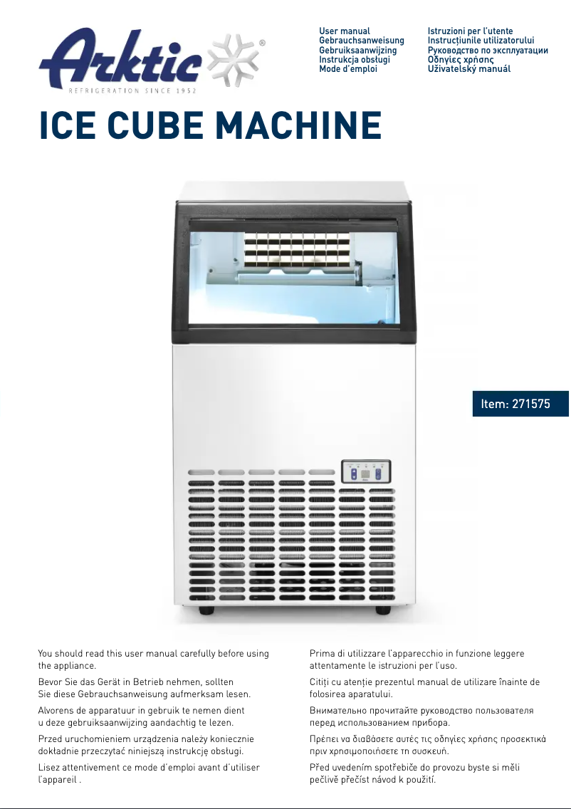 Imagen de la primera página del manual del dispositivo 271575
