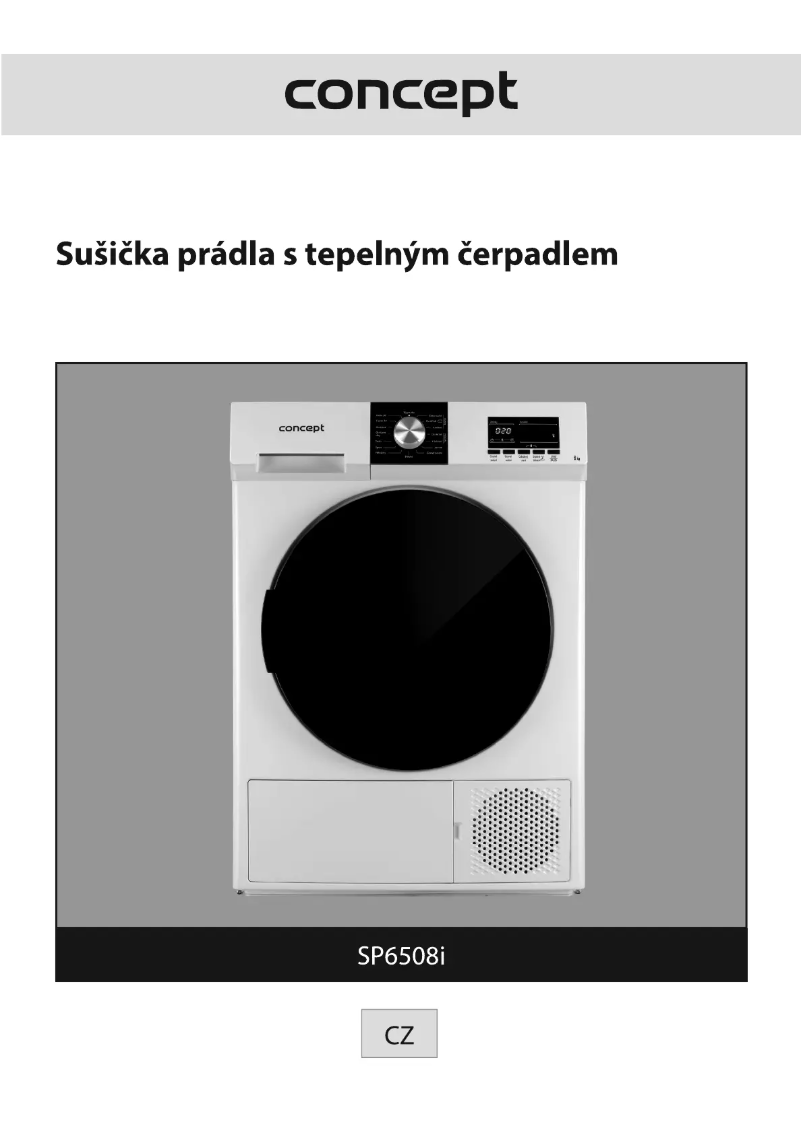 Página 1 del manual Manual de usuario Concept SP6508i