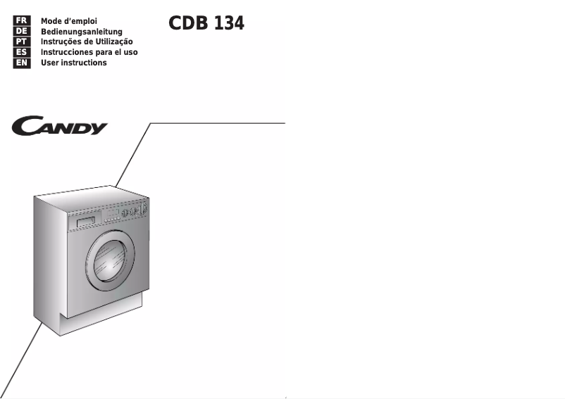 Imagen de la primera página del manual del dispositivo CDB 134 SY