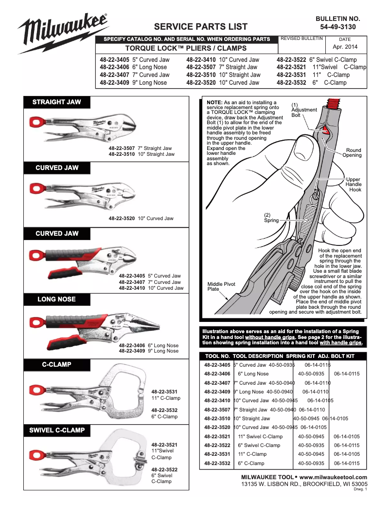 Página 1 del manual Manual de usuario Milwaukee 48-22-3532
