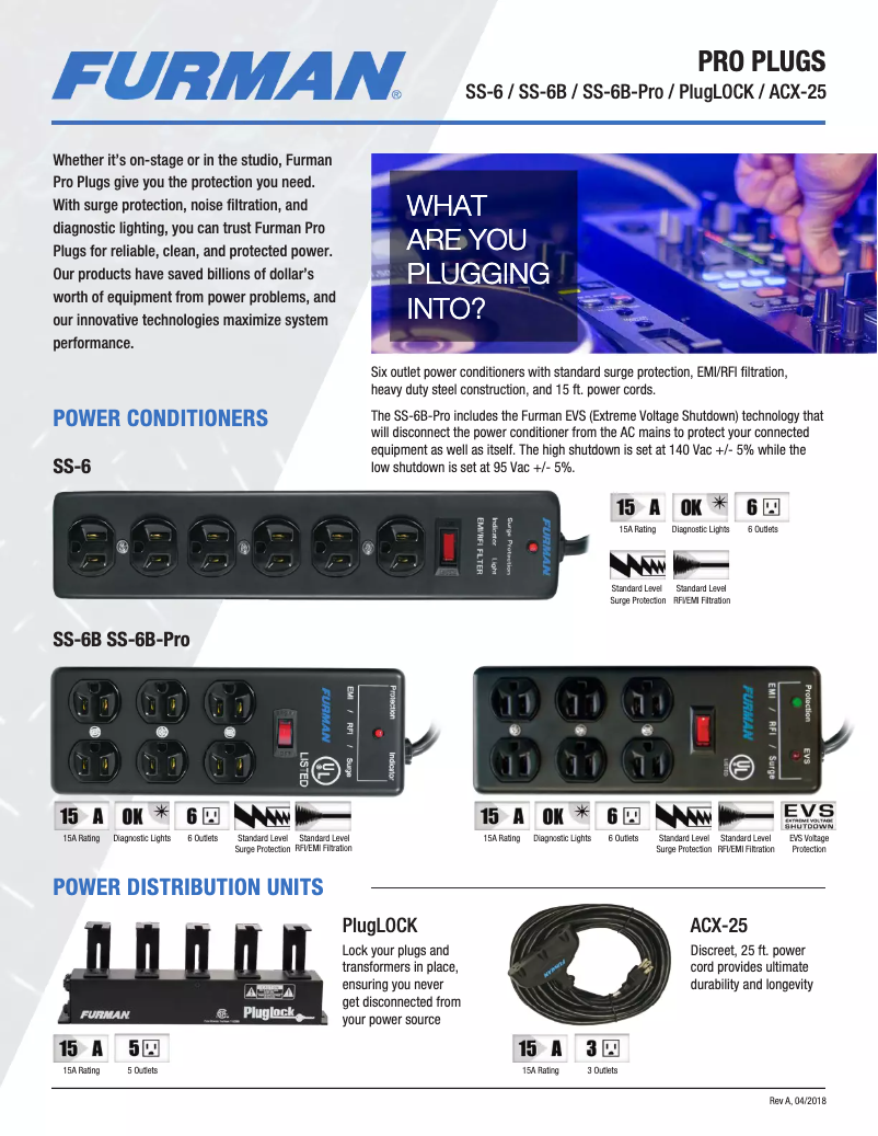 Imagen de la primera página del manual del dispositivo SS-6B-Pro