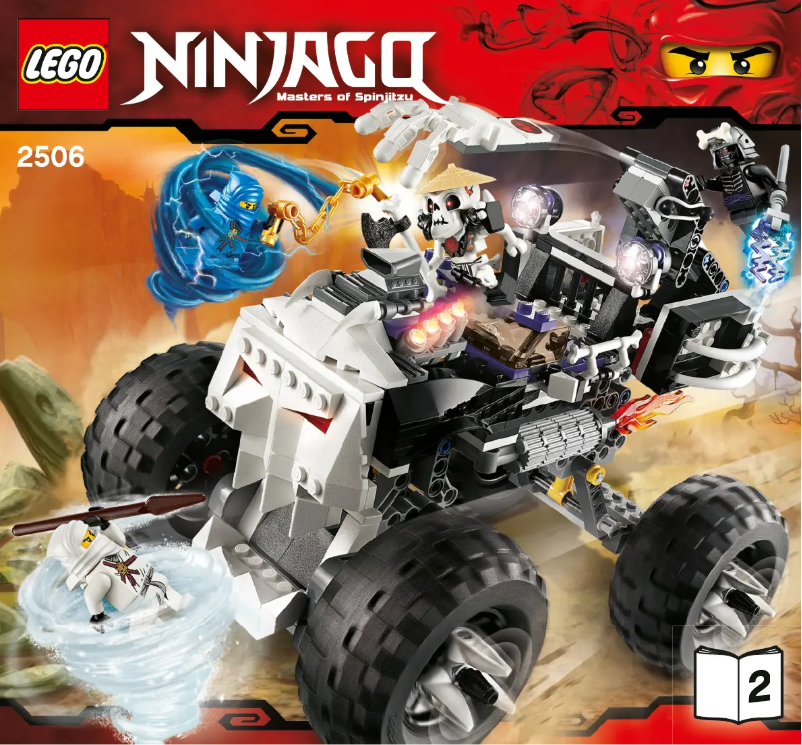Imagen de la primera página del manual del dispositivo NINJAGO 2506