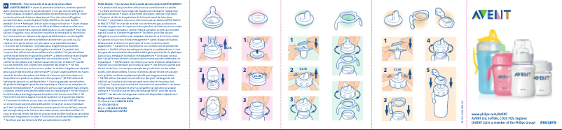 Página 1 del manual Manual de usuario Philips AVENT SCF147