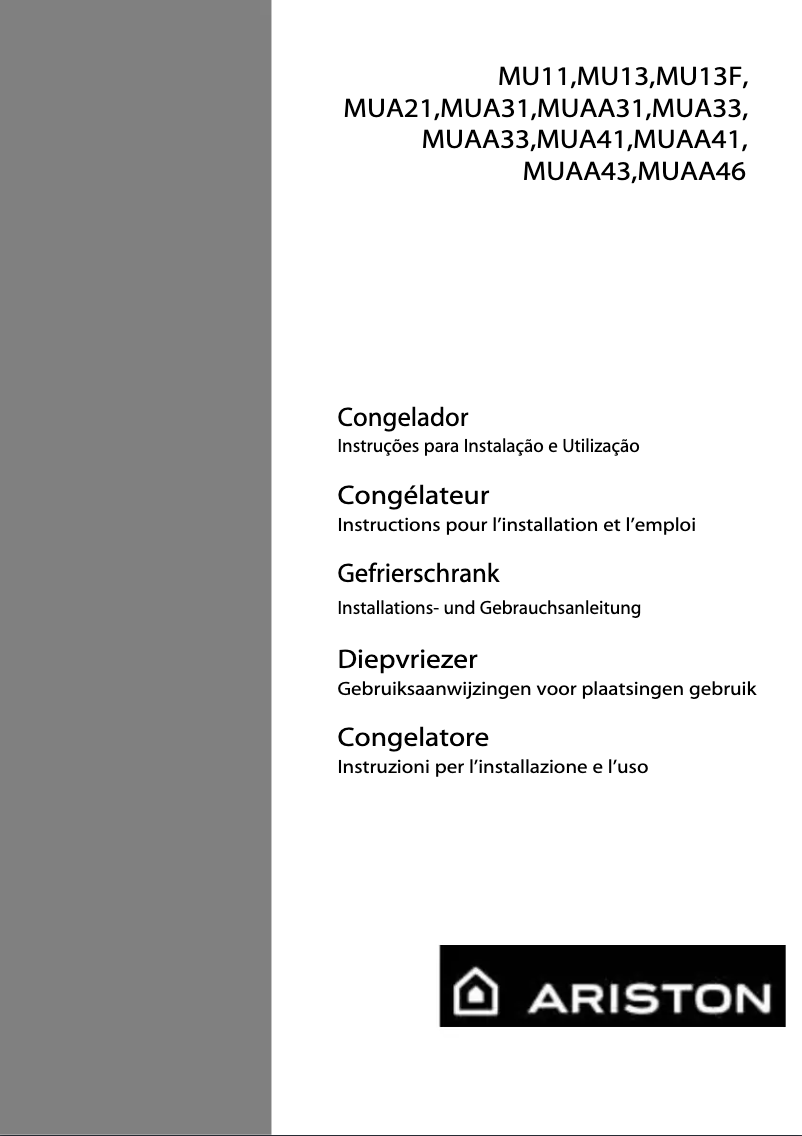 Imagen de la primera página del manual del dispositivo MUA21