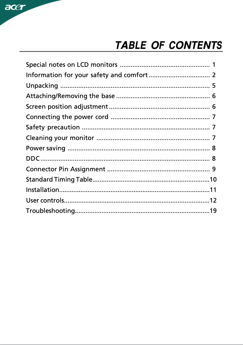 Imagen de la primera página del manual del dispositivo D241H
