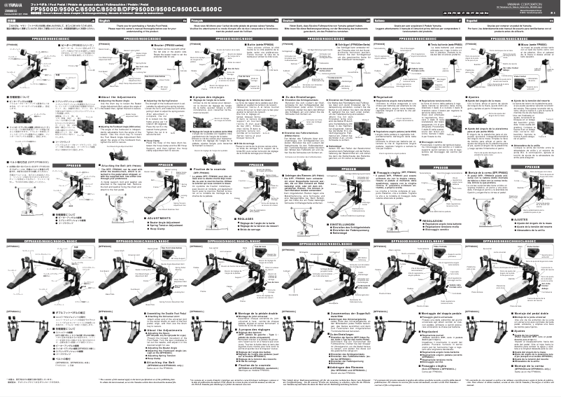 Página 1 del manual Manual de usuario Yamaha FP9500D