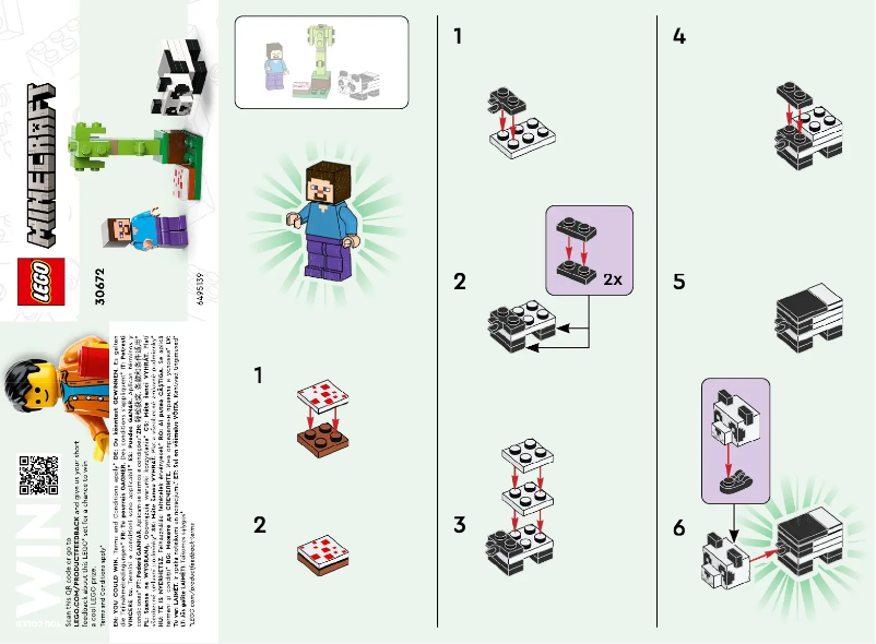 Página 1 del manual Manual de usuario Lego Minecraft 30672