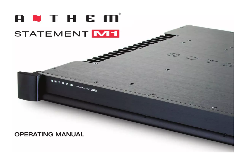 Imagen de la primera página del manual del dispositivo M1