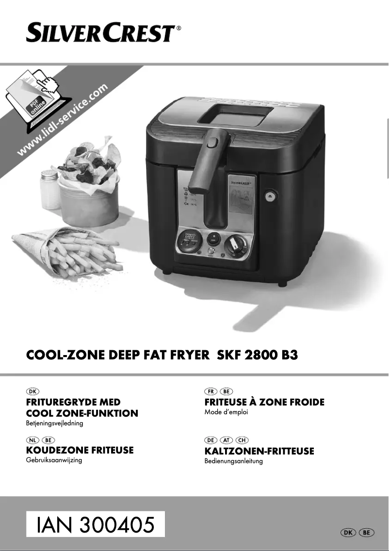 Página 1 del manual Manual de usuario SilverCrest SKF 2800 B2