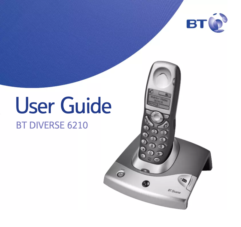 Página 1 del manual Manual de usuario BT Diverse 6210