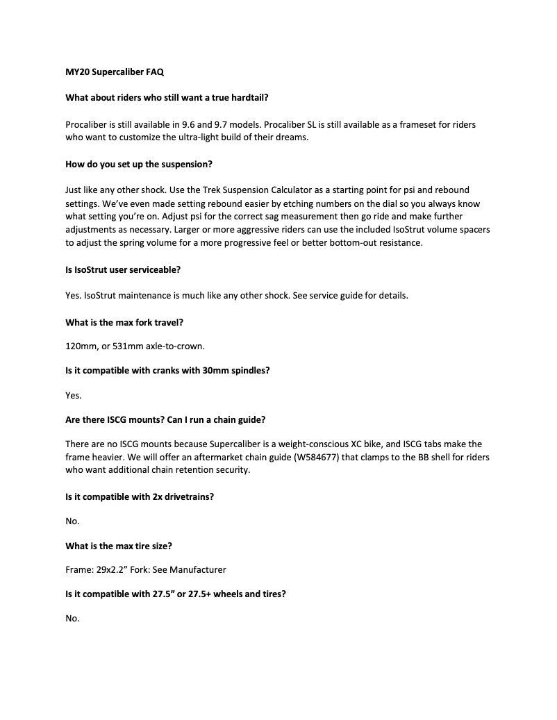 Imagen de la primera página del manual del dispositivo Supercaliber