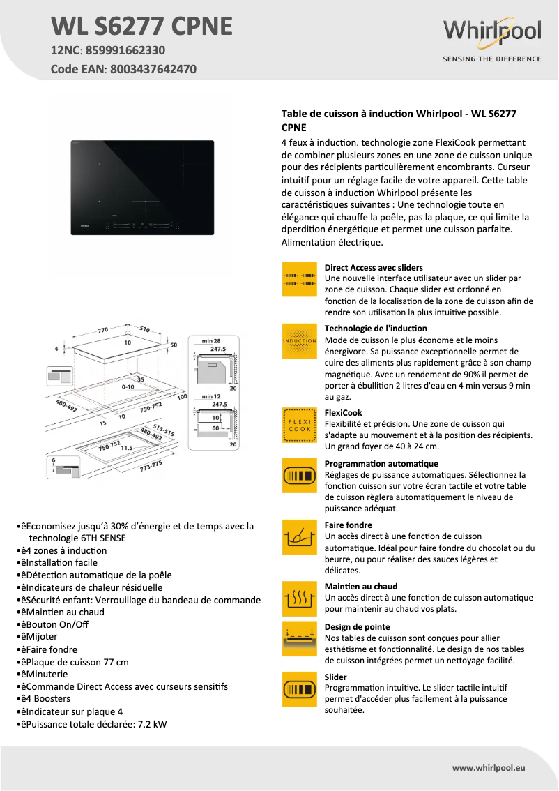 Imagen de la primera página del manual del dispositivo WL S6277 CPNE