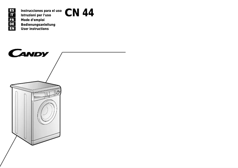 Página 1 del manual Manual de usuario Candy LB CN 44