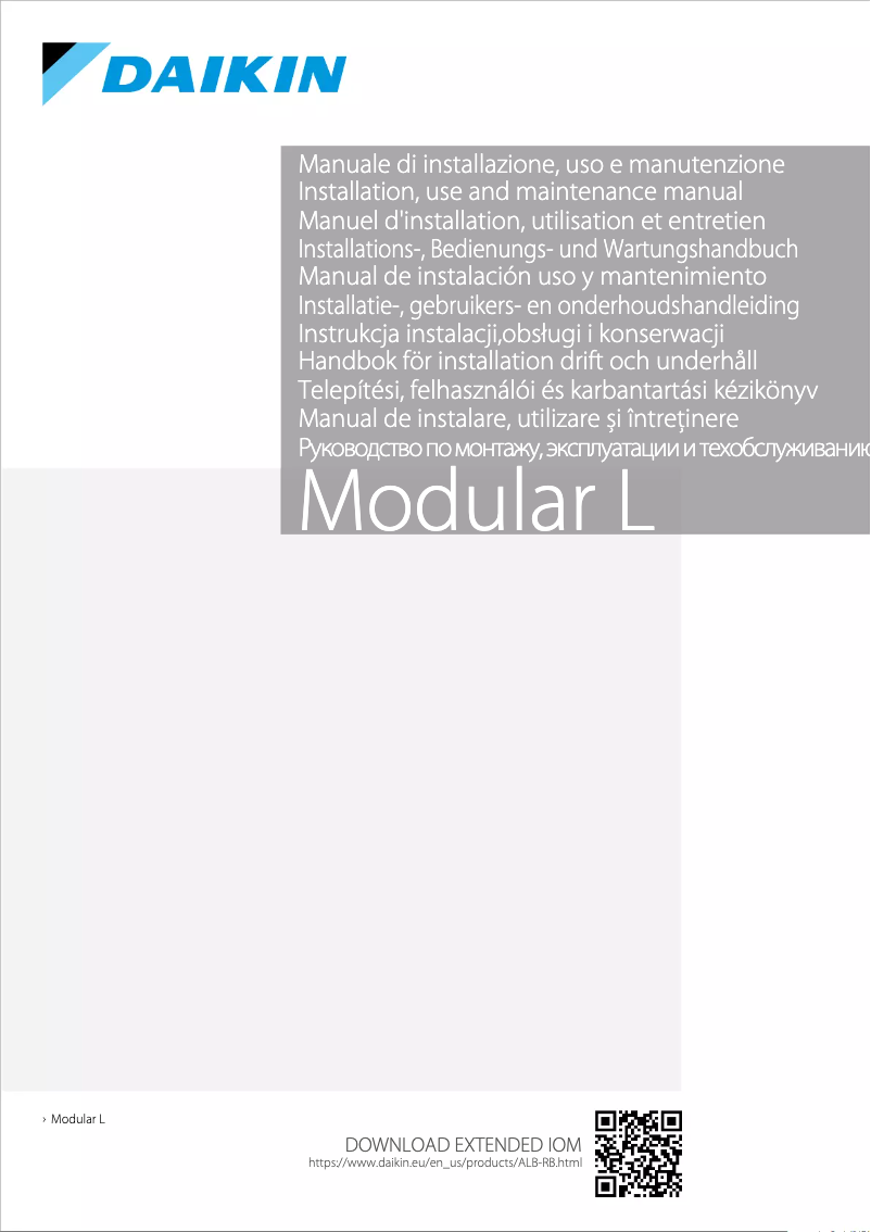 Imagen de la primera página del manual del dispositivo ALB05RBMNADBT00